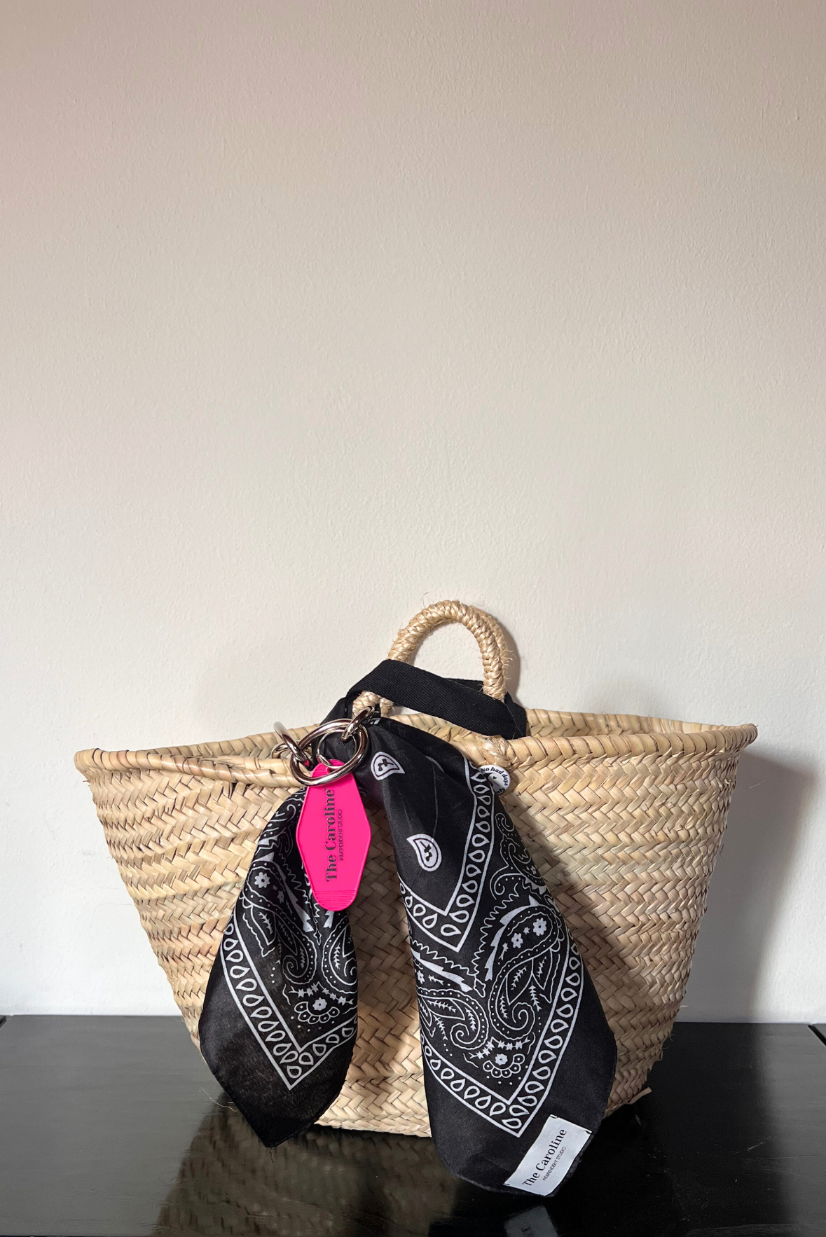 Shopping bag di paglia + rete