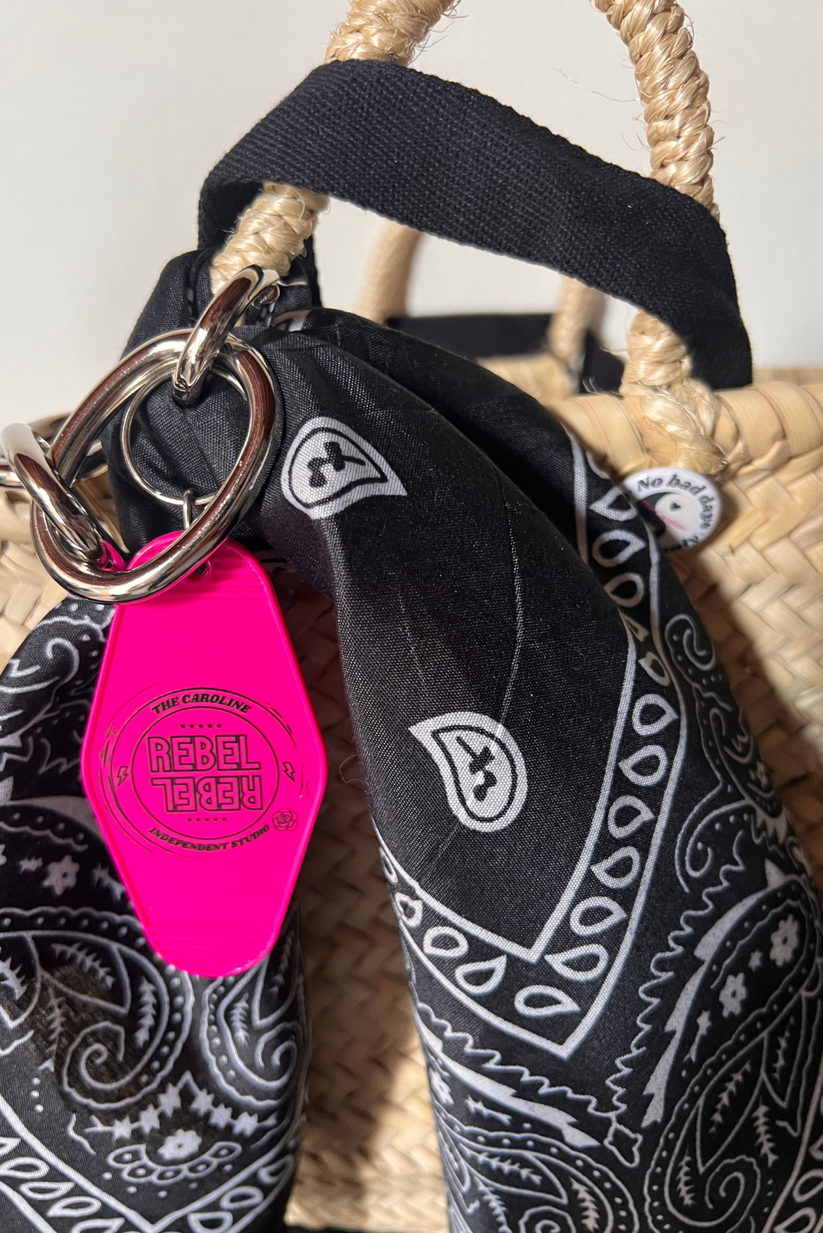 Shopping bag di paglia + rete