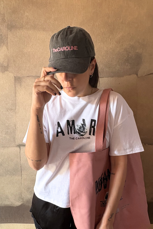 Baseball cap con ricamo a contrasto