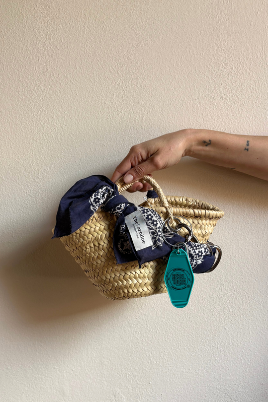 Mini bag paglia